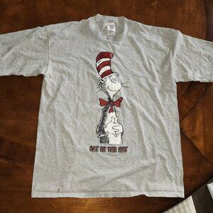 90's Vintage Cat in the Hat tee, Men's XLarge